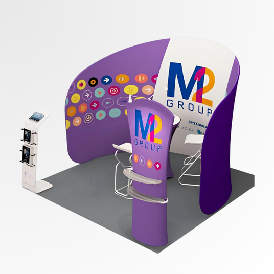 展示会装飾 ブースサイズ 1コマ(3×3m)|誉PRINTING