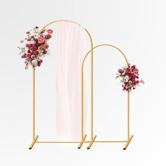 結婚式アーチ・カーブスタンド|バックドロップ・装飾スタンド|誉PRINTING