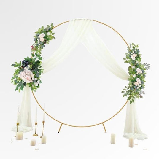 結婚式サークルスタンド|リング型・背景装飾スタンド|誉PRINTING