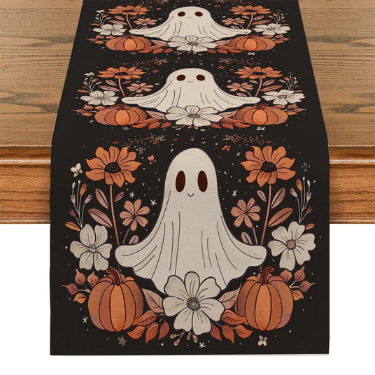 ハロウィンテーブル装飾 ランナー・クッションカバー・小物|誉PRINTING