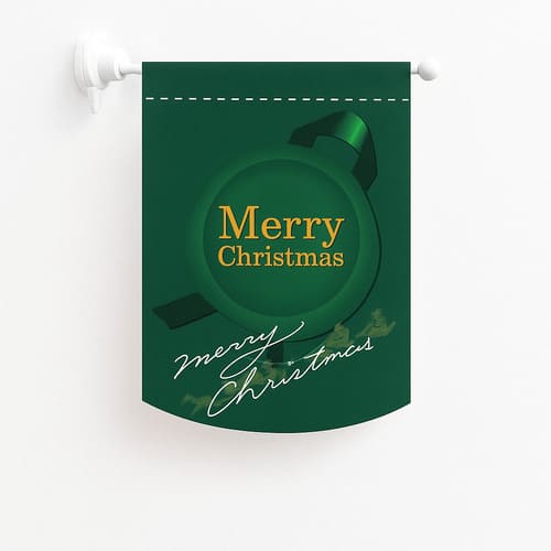 クリスマスミニフラッグ|壁面・店舗装飾にぴったりな小型フラッグ|誉PRINTING
