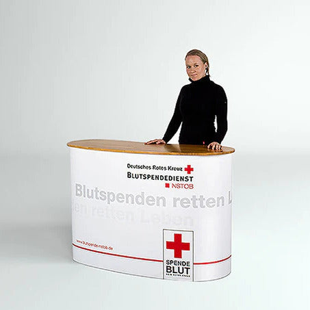 カウンターテーブルの通販・展示会に最適  | 看板・パネル印刷の誉プリンティング