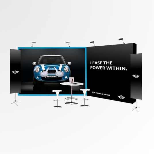 展示会装飾 ブースサイズ 2コマ(3×6m)|誉PRINTING