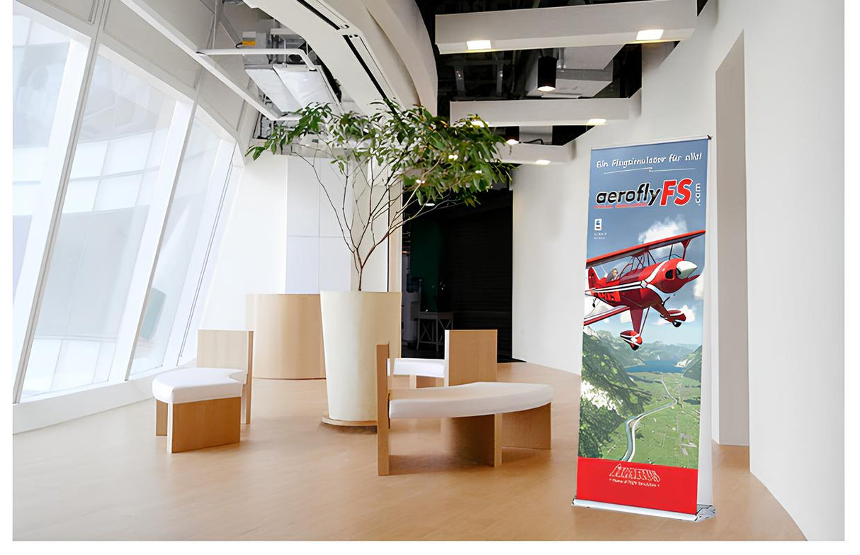 ロールアップバナー・クイックスクリーン両面エコノミ100(W1000)|誉PRINTING