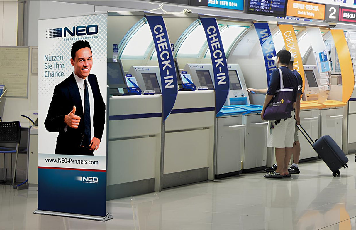 ロールアップバナー・クイックスクリーン エコノミ100(W1000)|誉PRINTING