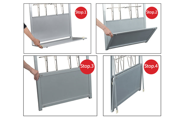 折りたたみ式L型カタログスタンド|誉PRINTING