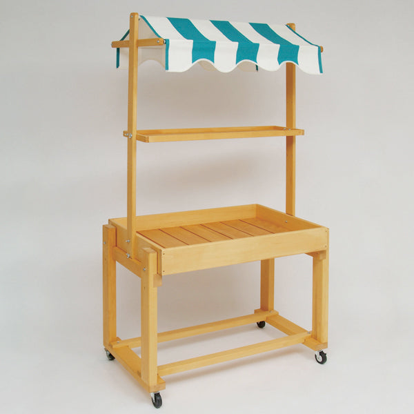 ナチュラルBOXワゴン テント付き・サイドテーブル付 | W900 (全7色)