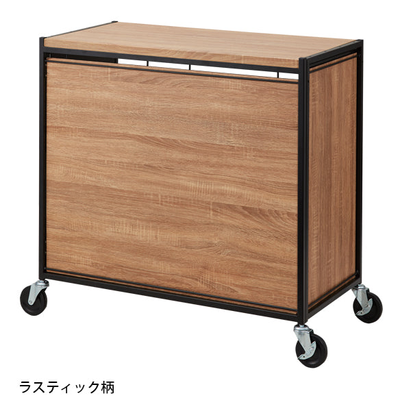 ハコマルシェワゴン用 3面パネル | ラスティック/黒 リバーシブル