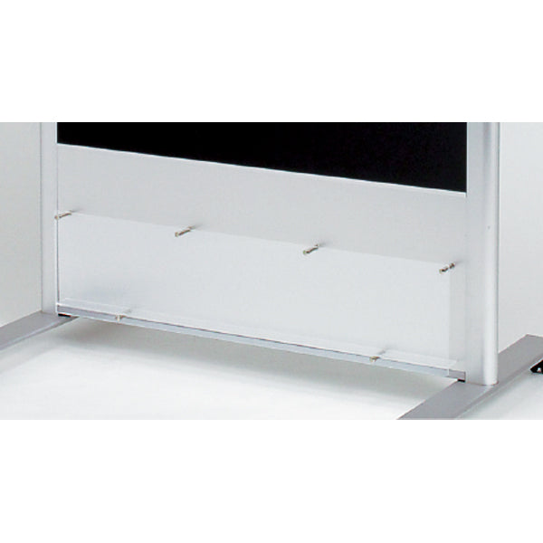 掲示板スタンド 2601 C | 透明アクリルラック付 | ブラックボード・マグネット対応 (800×1200)