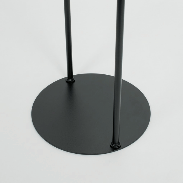 サインスタンド 屋内用 両面 スリムシルエット 丸型 260×520