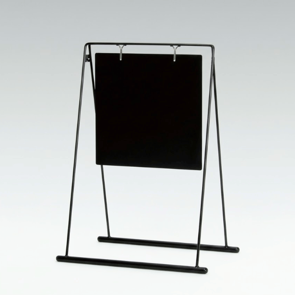 極細線材A型スタンド看板 屋外用 両面 コンパクト 360×360