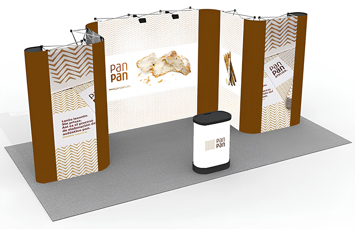 ポップアップ 3×7スクエアウェーブ|誉PRINTING