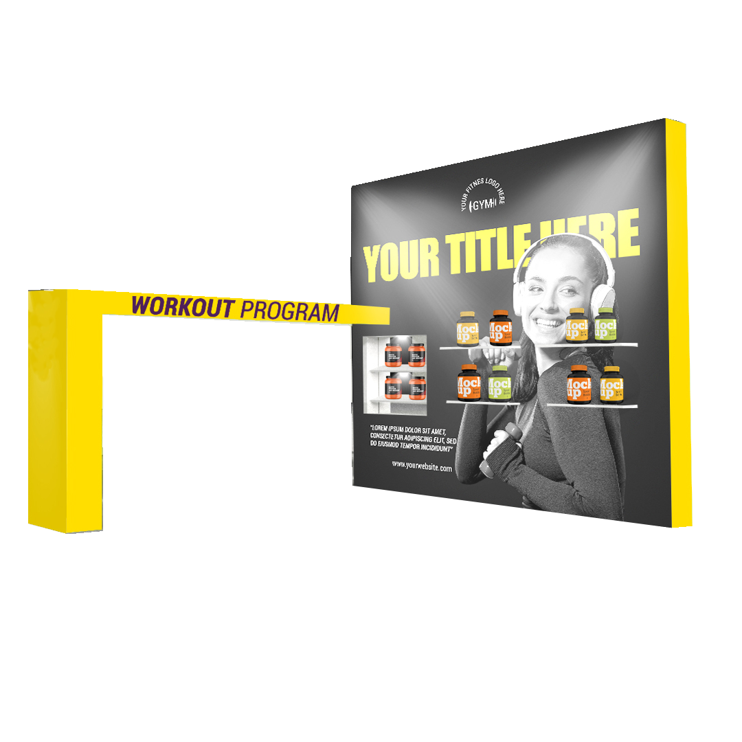 レゴポップアップ3W×6H LED+ブリッジkit NO.1【2小間用(3m×6m)】|誉PRINTING