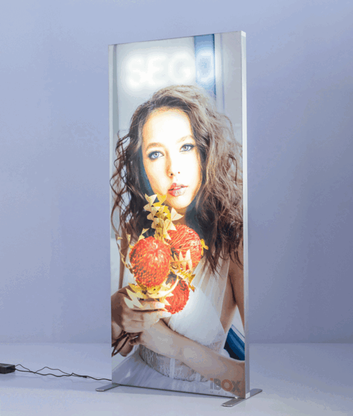 セゴLED内照式バックパネル 100×250|誉PRINTING