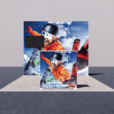 セットディスプレイ セゴライトボックス(内照式バックパネル)F【1小間用(3m×3m)】