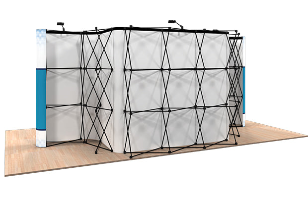 ポップアップ 3×7スクエアウェーブ|誉PRINTING
