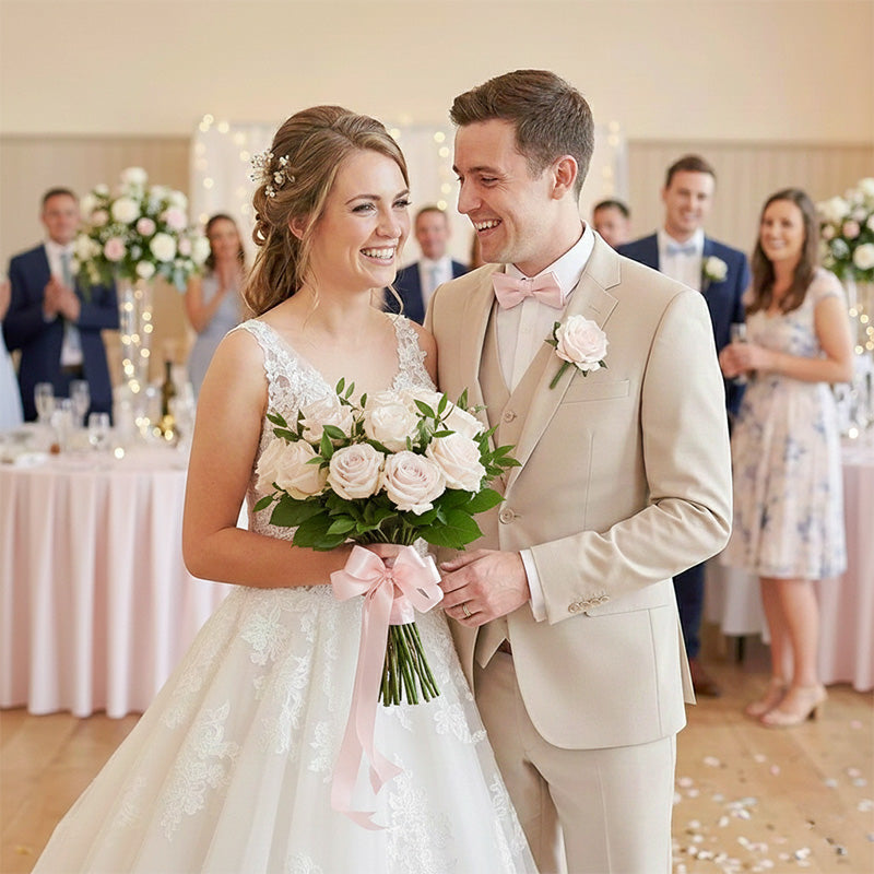 パーティー・インテリア装飾|造花バラの花束セット(51cm)