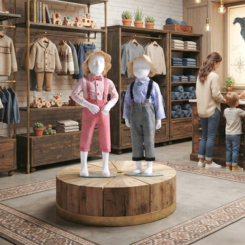 子供用マネキン フルボディで幅広い展示に対応