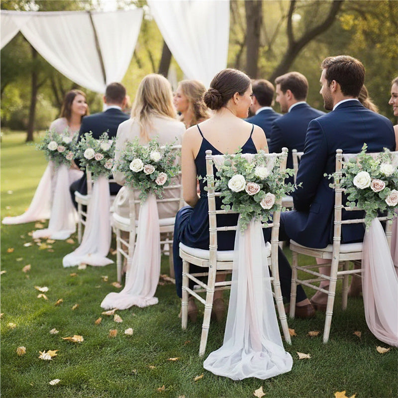 パーティー・インテリア装飾|フェイクグリーンユーカリの枝 6本セット(約37cm)