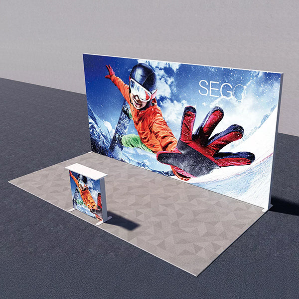 セットディスプレイ セゴライトボックス(内照式バックパネル)N【2小間用(6m×3m)】