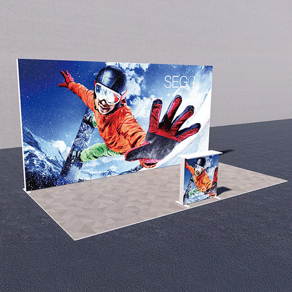 セットディスプレイ セゴライトボックス(内照式バックパネル)N【2小間用(6m×3m)】