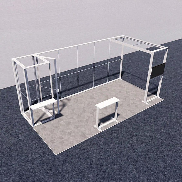 セットディスプレイ セゴライトボックス(内照式バックパネル)O【2小間用(6m×3m)】