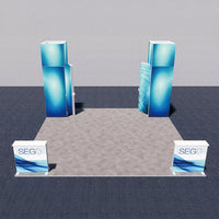 セットディスプレイ セゴライトボックス(内照式バックパネル)P【4小間用(6m×6m)】