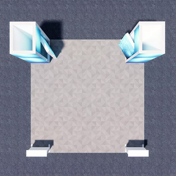 セットディスプレイ セゴライトボックス(内照式バックパネル)P【4小間用(6m×6m)】