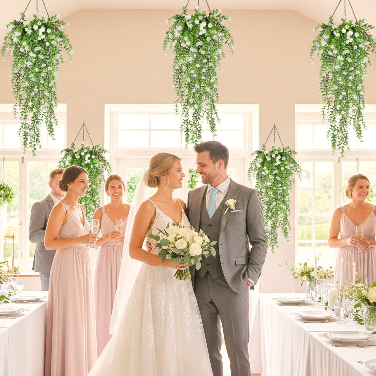 パーティー・ガーデン装飾|造花ハンギングフラワー(76c)(80CM )