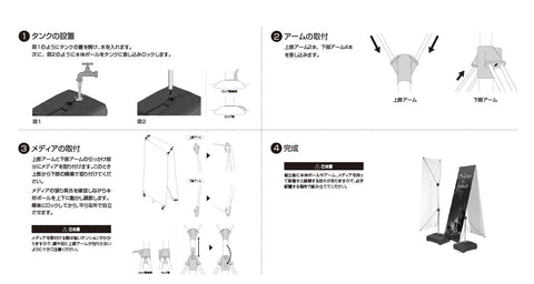 A型ショップバナー 屋外両面【C】 | 誉PRINTING