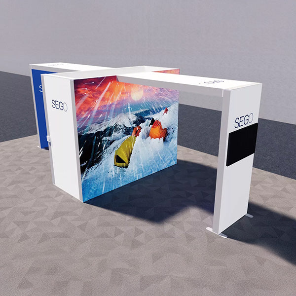 セットディスプレイ セゴライトボックス(内照式バックパネル)S【4小間〜用(9m×6m)】