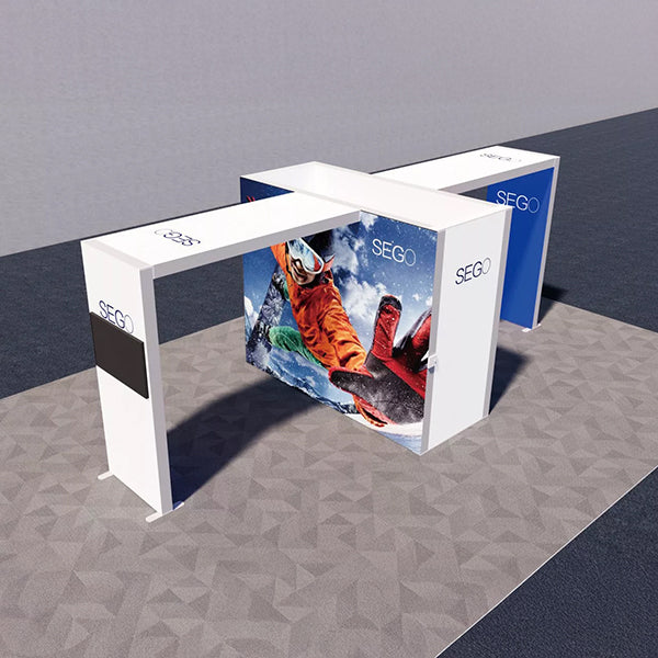 セットディスプレイ セゴライトボックス(内照式バックパネル)S【4小間〜用(9m×6m)】