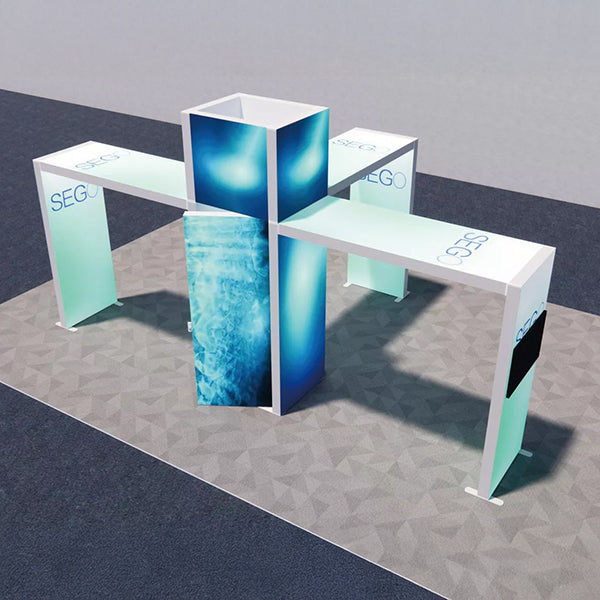 セットディスプレイ セゴライトボックス(内照式バックパネル)T【4小間〜用(9m×6m)】