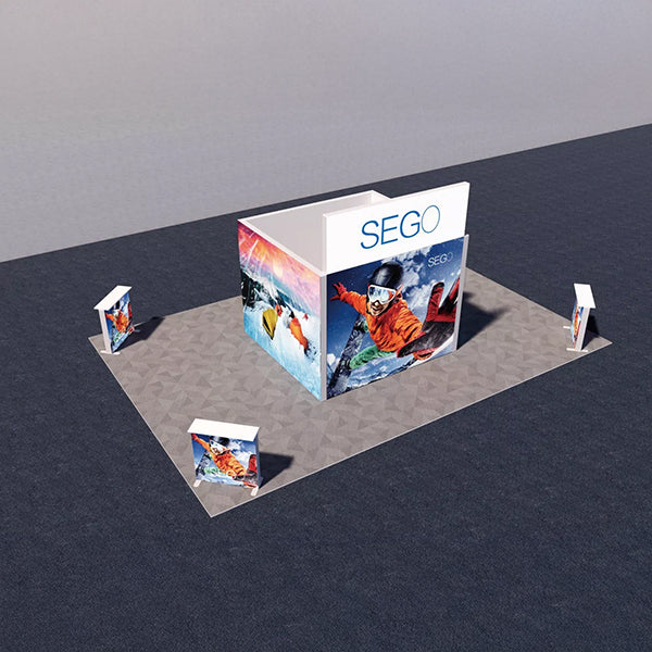 セットディスプレイ セゴライトボックス(内照式バックパネル)U【4小間〜用(9m×6m)】