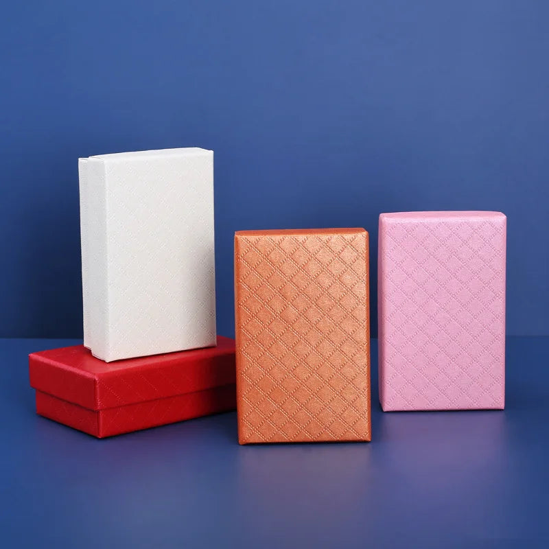 ノベルティ用品|ジュエリー用ギフトボックス 10個セット| W8xH2.5xD5cm