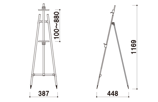 スリムイーゼルM|誉PRINTING