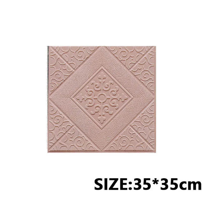 DIY用 3D壁面タイル風 ステッカー 1枚入/5枚入/10枚入 衝撃吸収機能付き