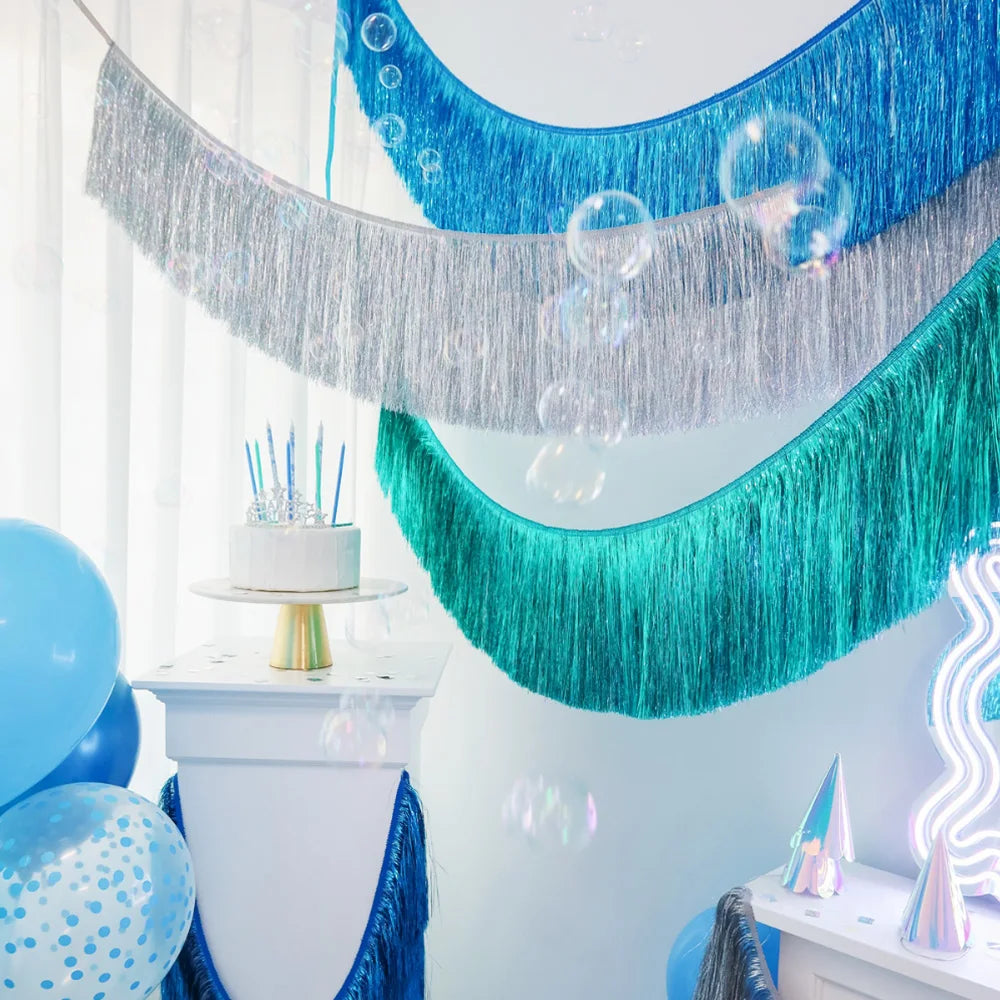 パーティー・インテリア装飾 誕生日用バナー フリンジガーランド 壁面装飾