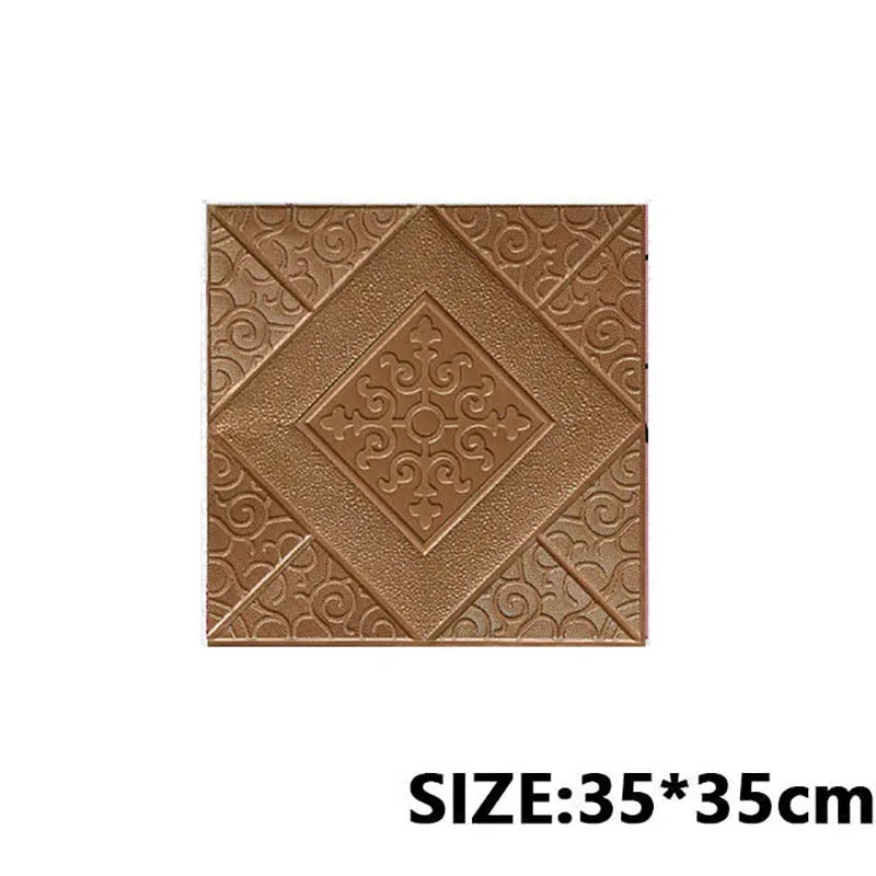 DIY用 3D壁面タイル風 ステッカー 1枚入/5枚入/10枚入 衝撃吸収機能付き