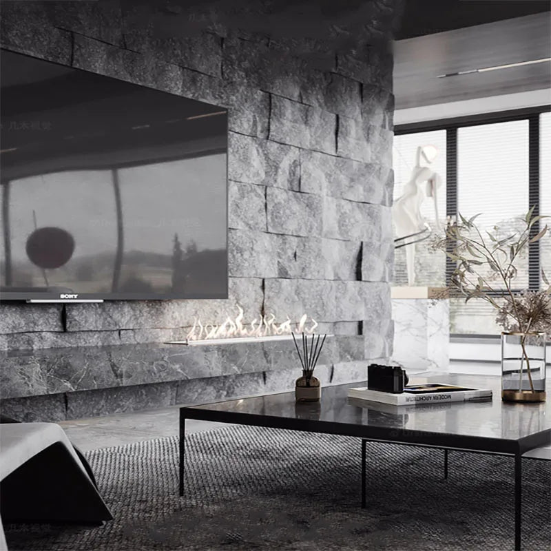 壁面装飾 スタイリッシュなモルタル風 壁紙シート 27㎝×54.5㎝ 防水・防カビ