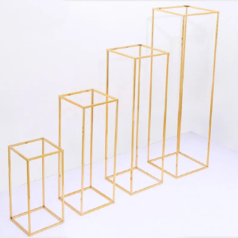 結婚式・インテリア装飾|金色アイアンフラワースタンド