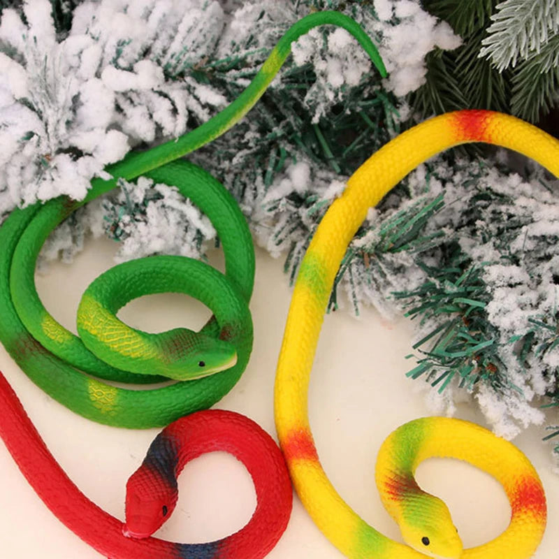 イベント・ハロウィングッズ|70cm ゴム製 模造ヘビ おもちゃ