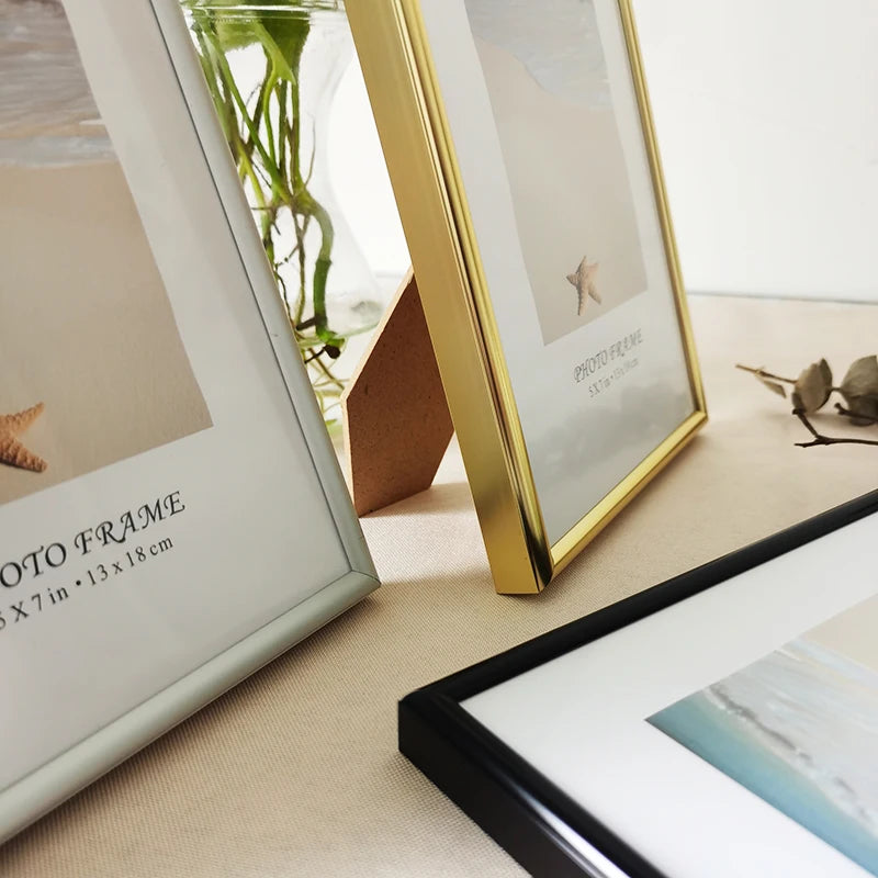 結婚式・インテリア装飾|壁掛け用アルミ製小型フォトフレーム