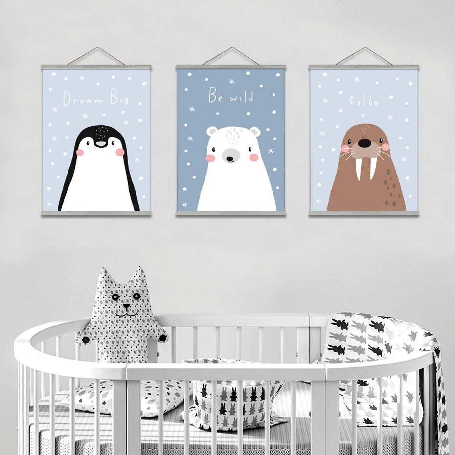 結婚式・インテリア装飾|パインウッドマグネットポスターハンガー