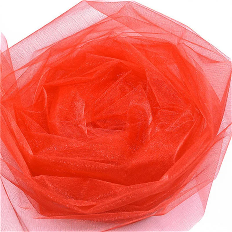 インテリア・パーティ装飾 | オーガンジー生地 | 全長5m/10m 豊富なカラー