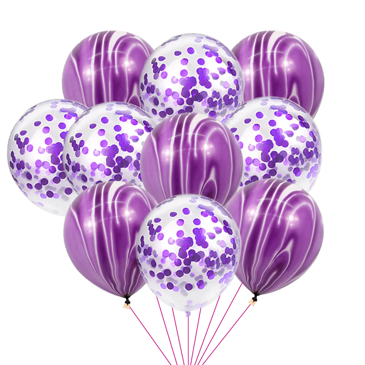 イベント・バルーン装飾 | メタリックカラーミックスバルーンセット | 10~40個