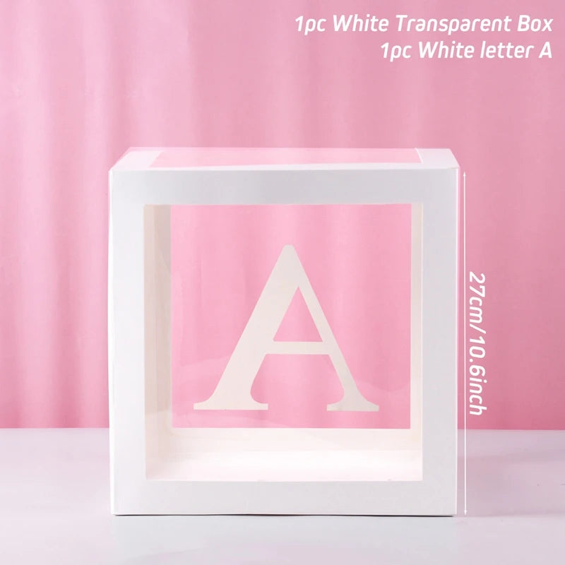 【イベント用デコレーションアイテム】レターバルーンボックス (A~Z)