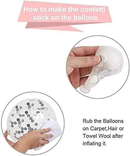 ネイビーブルーホワイトシルバーバルーンセット