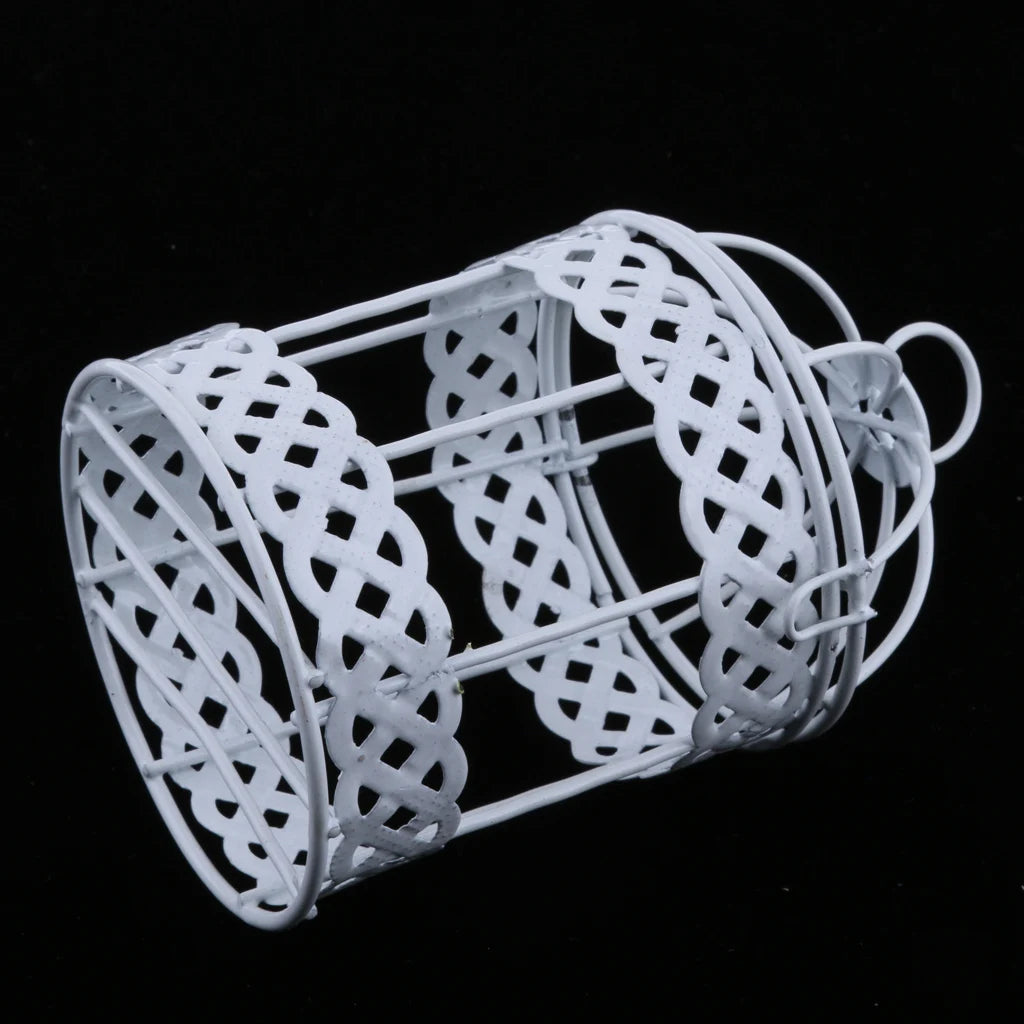 鉄製メタルバードケージフレームワイヤー多肉植物ポットメタルプランターアイアンプラントバスケット7.5cmバードケージデコレーション吊り下げ植木鉢