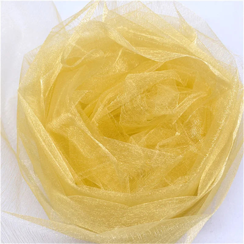 インテリア・パーティ装飾 | オーガンジー生地 | 全長5m/10m 豊富なカラー